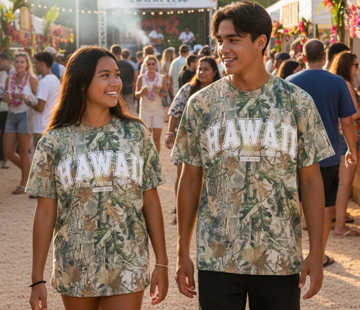 Camo Hawaii Tee