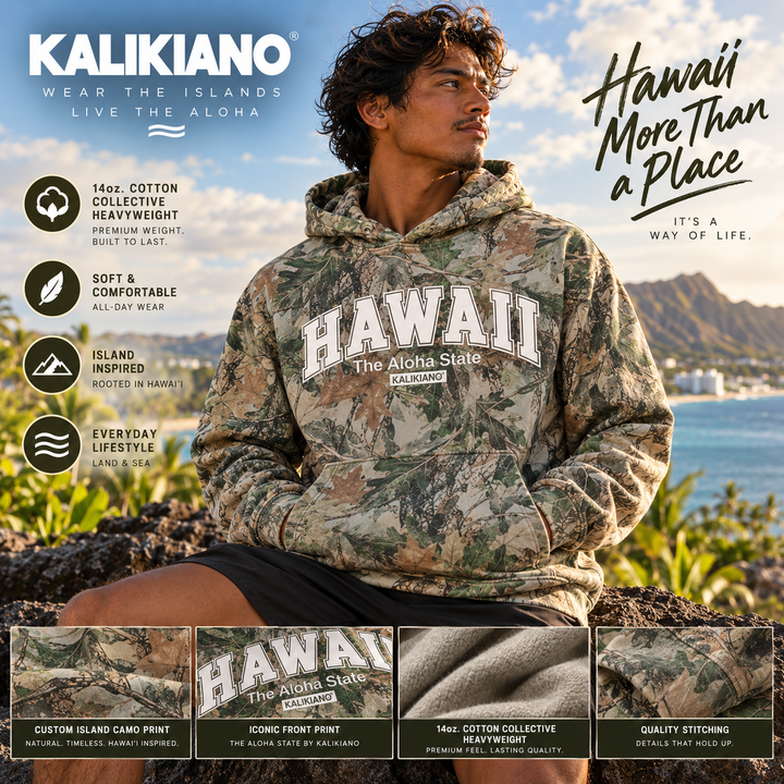 Camo Hawaii Hoodie