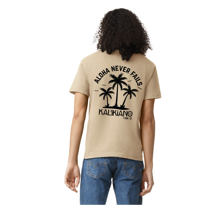 Aloha Never Fails Palms Tee