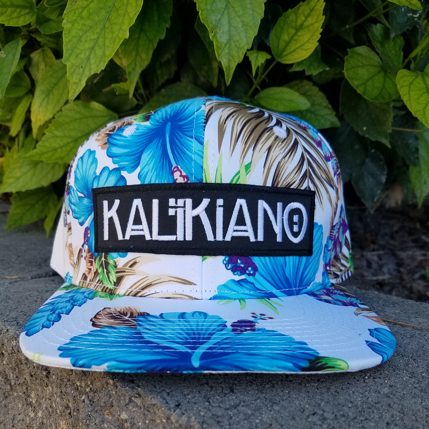 Blue Tropical Snapback