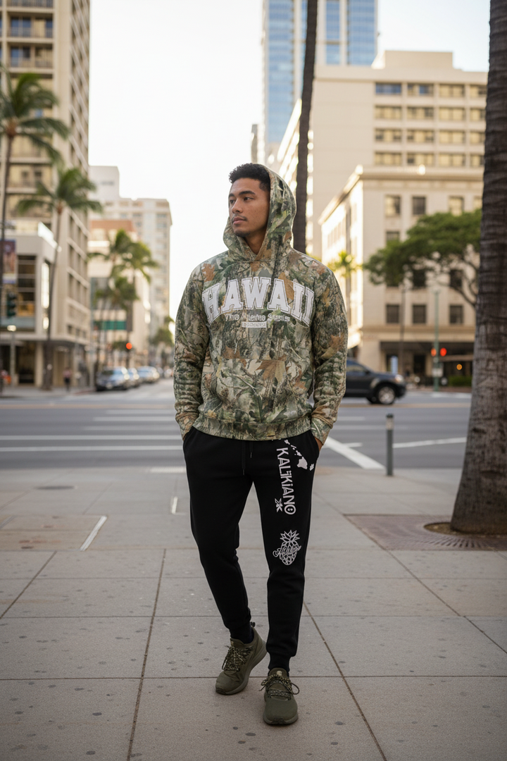 Camo Hawaii Hoodie
