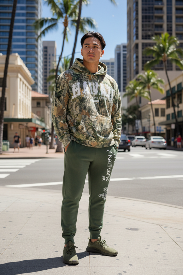 Camo Hawaii Hoodie