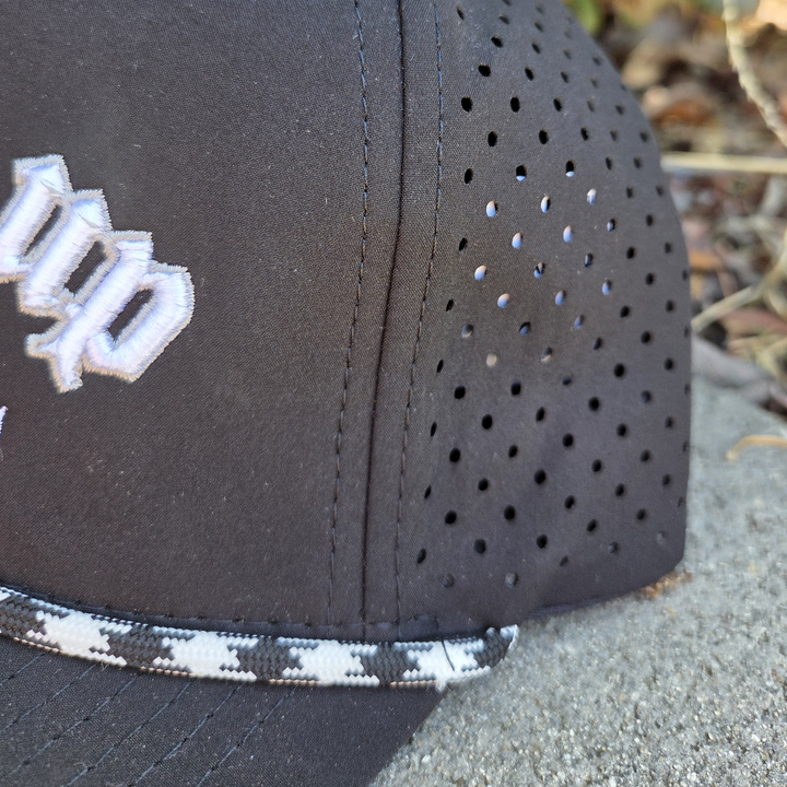 Praise up 5 Panel Laser Hole Snapback