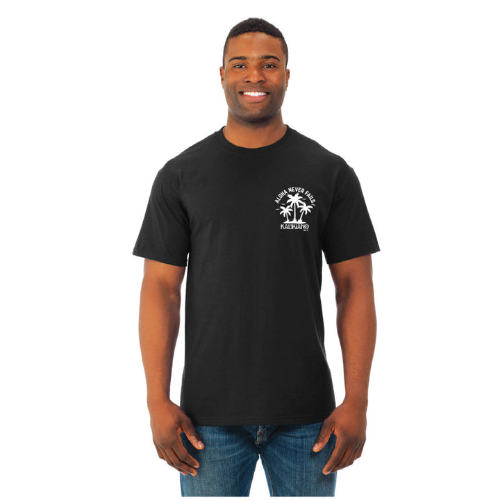 Aloha Never Fails Palms Tee