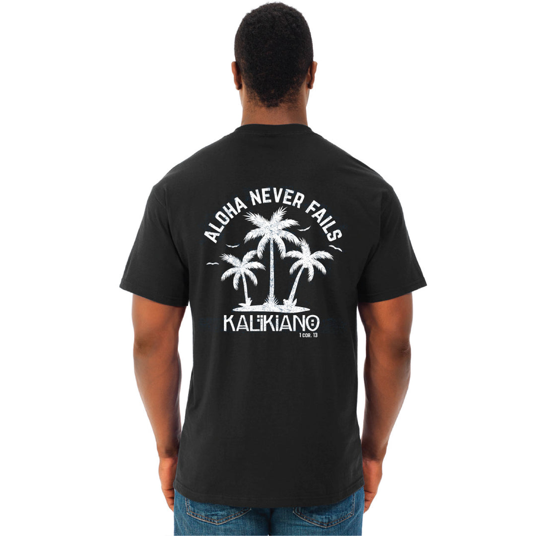 Aloha Never Fails Palms Tee