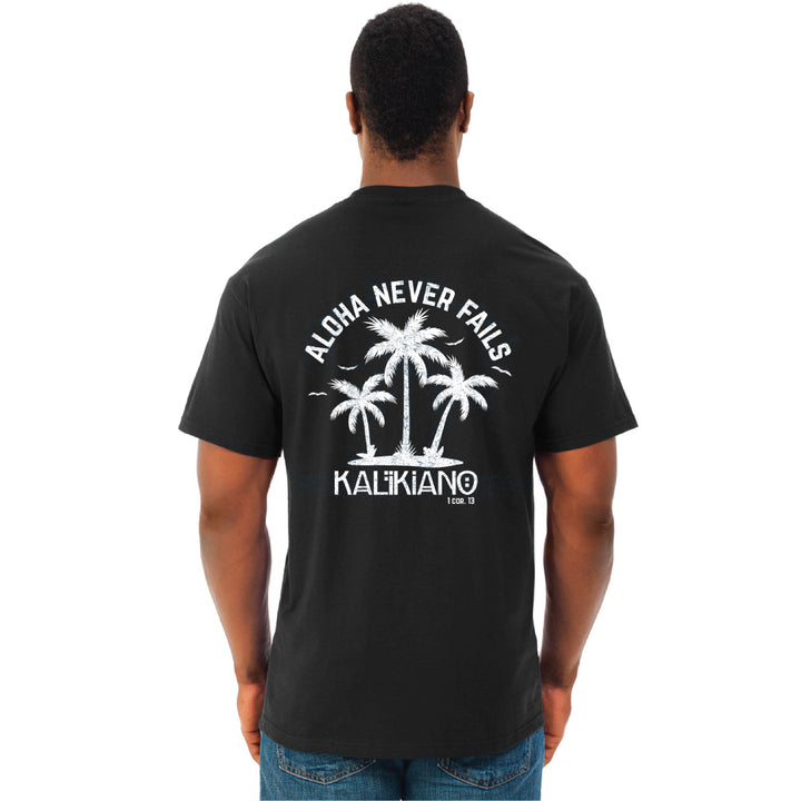 Aloha Never Fails Palms Tee