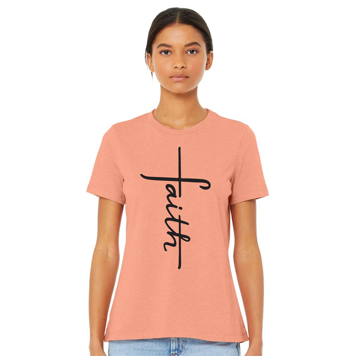 Faith Cross Ladies Tee