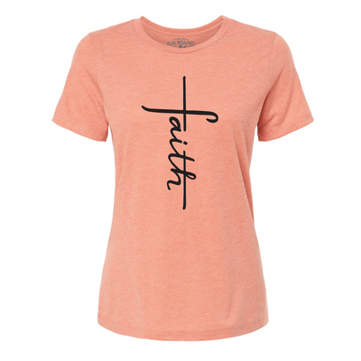 Faith Cross Ladies Tee