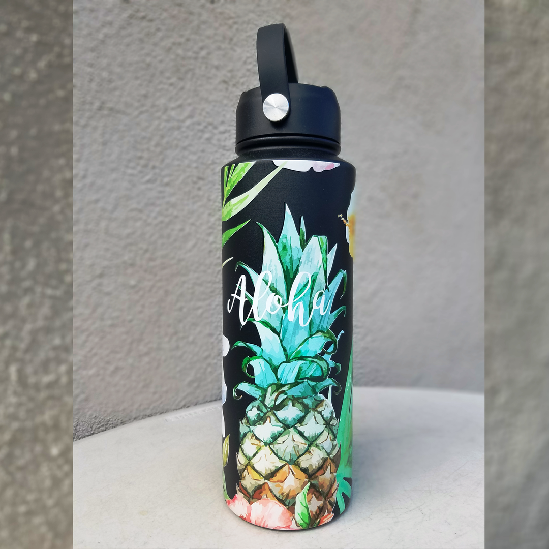 Aloha Pineapple Flask