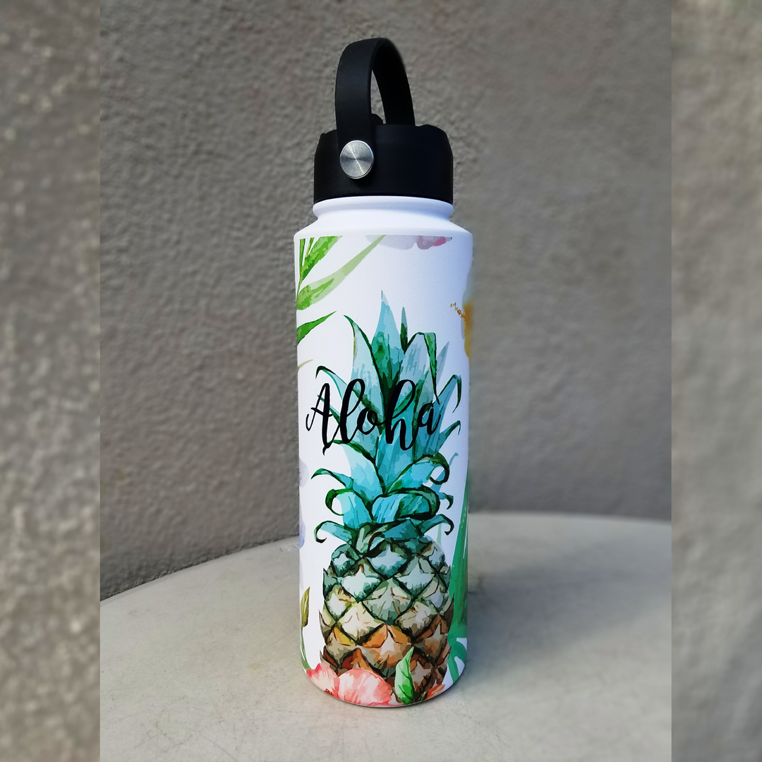 Aloha Pineapple Flask