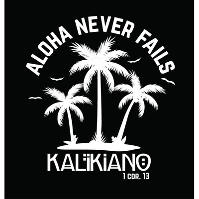 Aloha Never Fails Palms Tee