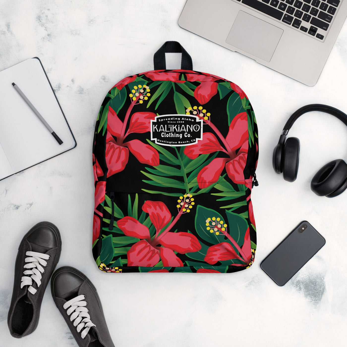 Tropical Hibiscus Backpack
