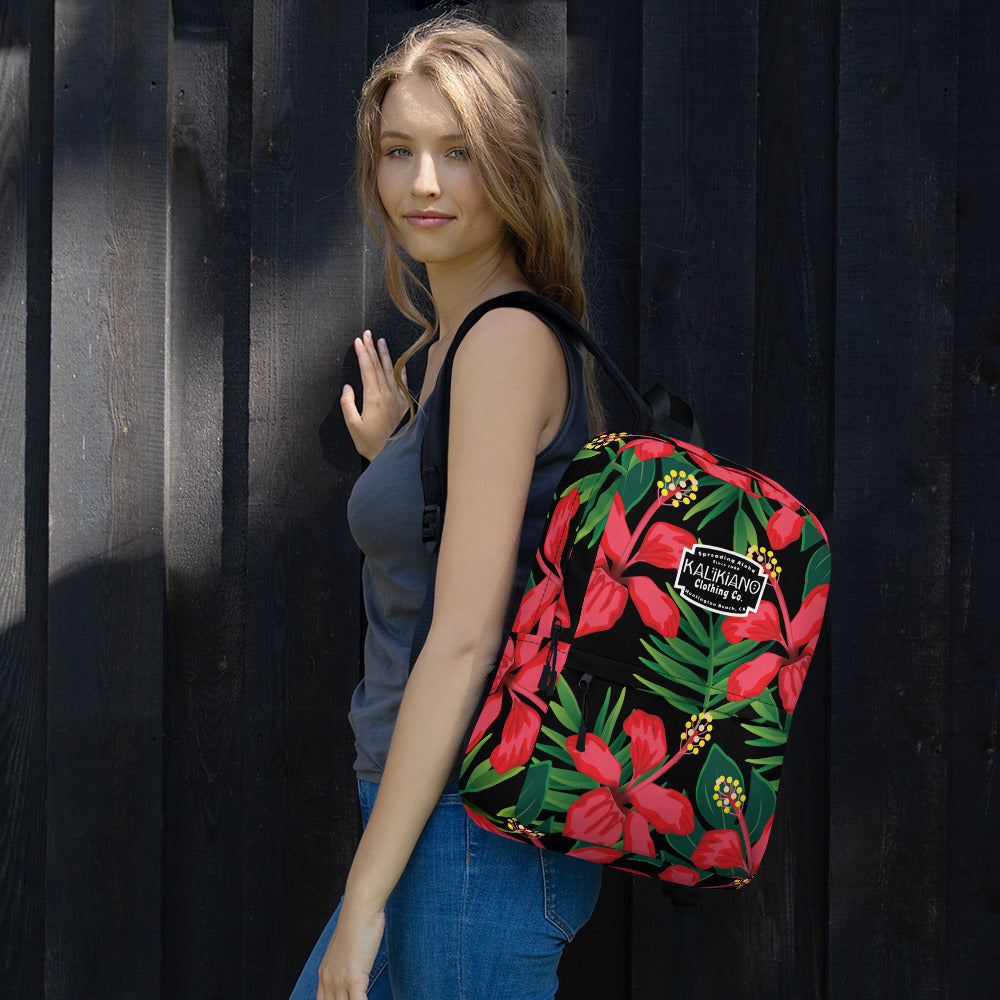 Tropical Hibiscus Backpack