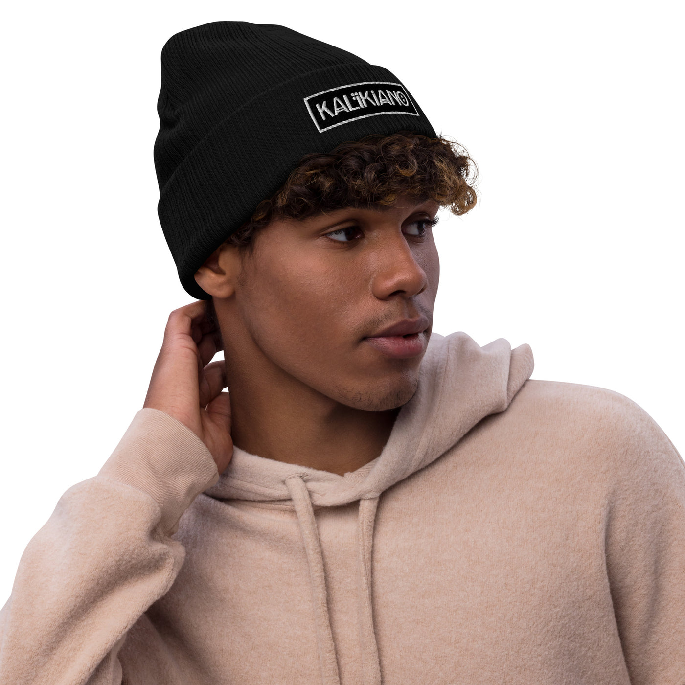CUSTM Ribbed Knit Beanie