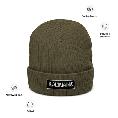 CUSTM Ribbed Knit Beanie