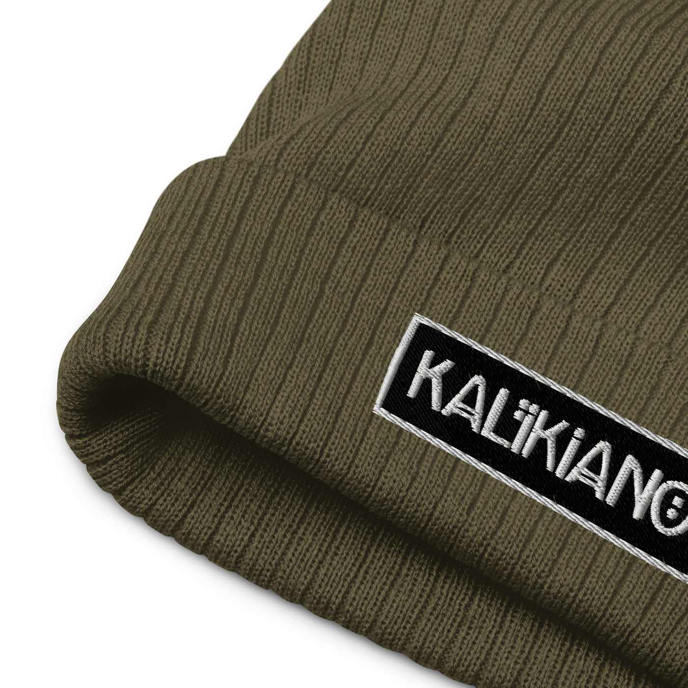 CUSTM Ribbed Knit Beanie